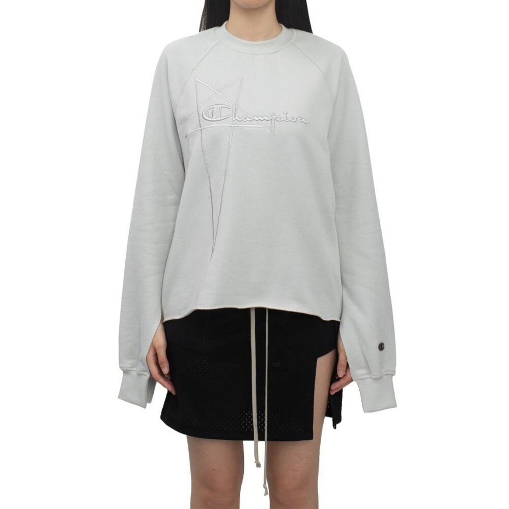 NWT $660 Rick Owen x Champion Vega Sweatshirt Felpa Dust Size Small
